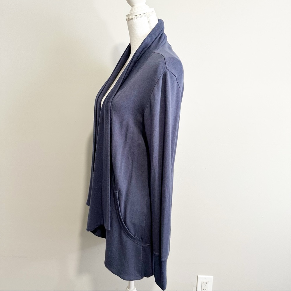 Athleta Womens Pranyama Resore Wrap in Eden Blue Size Small Lounge Yoga - Picture 3 of 4
